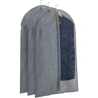 relaxdays Kleidersack 3er Set 99 x 58 cm
