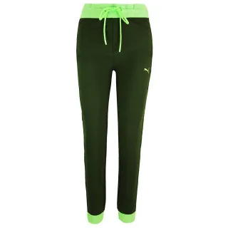 Puma x Rihanna Fenty – Grüne Jogginghose zum Schnüren für Damen