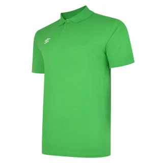 Umbro Herren Essential Polo Shirt (Smaragd/Weiß)