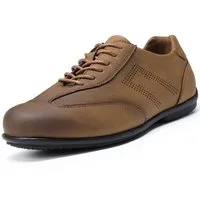 Allthemen Schnürschuh Herren Rundspitze Schnürschuhe mit Lüftungslöchern Bussiness