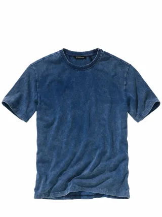 Mey & Edlich Herren Atlantik-Shirt Blau 100 % Baumwolle