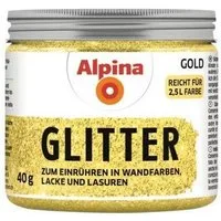 Alpina Strukturpaste Alpina Kreativ Glitter Gold 40g