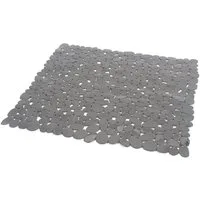 Gedy Badematte RIVER Duscheinlage 54 x 54 cm, Anti-Rutsch, PVC, grau, PVC, Gedy-TADO40108