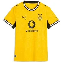 PUMA Fußballtrikot BVB HOME JERSEY REPLICA W mit DryCELL Technologie, atmungsaktiv, mit Rundhalsausschnitt