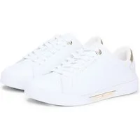 Tommy Hilfiger ESSENTIAL CHIC COURT SNEAKER Plateausneaker, Freizeitschuh, Halbschuh, Schnürschuh, Logo-Applikation im Plateau