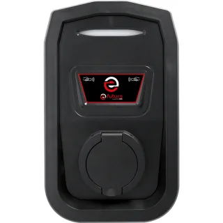 efuturo Wallbox mit Typ 2 Steckdose, 1 Phase, bis zu 7,4 kW, 32 A, 230 V, mit RFID, mit Stromzähler - 117.7576