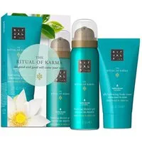 Rituals Pflege-Geschenkset The Ritual of Karma Mini Body Care Set – Duschschaum & Körpercreme, Duschschaum & Körpercreme mit weißem Tee & Lotus-Duft