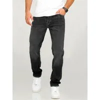 Jack & Jones Comfort-fit-Jeans JJIMIKE JJARIS im Used-Look mit Stretchanteil Herren Mike Jeans Comfort Fit Hose