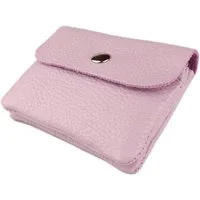 MIRROSI Mini Geldbörse Kleines Mittelgroßes Portemonnaie MADE IN ITALY Echtleder (11x8x2cm BxHxT), viele tolle Trendfarben zur Auswahl, leicht