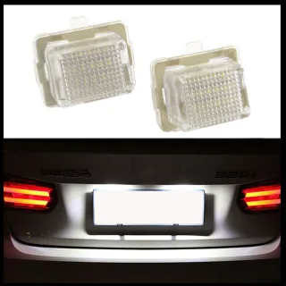 2x LED PREMIUM Kennzeichenbeleuchtung für Mercedes C-Klasse W204 S204 C204 C218