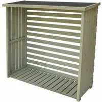 dazikemo Kaminholzregal Kaminholzregal 120 x 120 x 45 cm