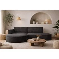 Kaiser Möbel Ecksofa Designer MODENA STUDIO L stoff Cord, Ecksofa, Cord Sofa, L-Form, Links/Rechts wählbar