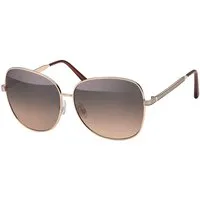BEZLIT Eyewear Pilotenbrille Herren Piloten Sonnenbrille mit Metallrahmen (1-St) mit schwarzen Linsen