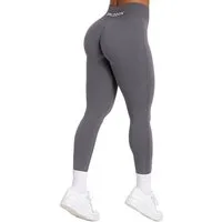 Smilodox Leggings Cetrina, Push Up Scrunch Leggings mit Schriftzug Fitness & Alltag Seamless, High Waist, Scrunch Sporthose, Atmungsaktiv, Blickdicht