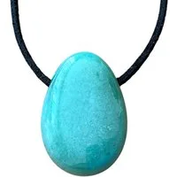 Steinfixx® Amulett Set Edelstein Anhänger aus echtem Aventurin grün I Tropfenanhänger (30x20mm, 1-tlg., meisterhaft poliert, Brasilien), incl. 80 cm Wildlederband und Geschenkverpackung