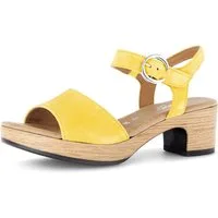 Gabor KRETA Sandalette, Blockabsatz, Sommerschuh, Riemchensandale in Komfortweite G (weit)
