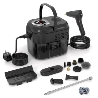 [EU Direct] NovuLife 1500W Steam Cleaner 220V 120°C High Temperature 1700ml Water Tank 6 Steam Levels Touch Control Port