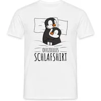 Spreadshirt T-Shirt Offizielles Schlafshirt Pinguin Männer T-Shirt (1-tlg)