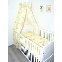 Primawela Babybettwäsche Bettset mit Bettwäsche Vollstoff Himmel Baby Kinder, 4 teilig