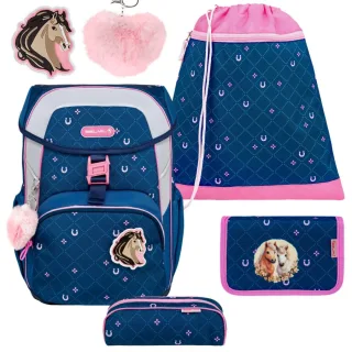 Belmil Schulranzen-Set MAXI 4tlg Pferde "Meet your Horses"