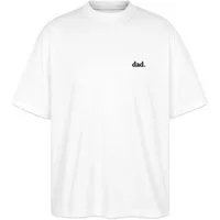 Spreadshirt T-Shirt Dad Schriftzug Stickerei Oversize Unisex T-Shirt (1-tlg)