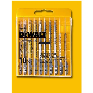 DEWALT HCS Stichsägeblätter Set für Holz 10-tlg. - DT2290-QZ