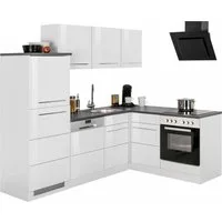KOCHSTATION Winkelküche KS-Trient, Stellbreite 230x170 cm, wahlweise mit E-Geräten, mit Arbeitsplatte