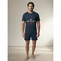 Henry Terre Shorty Pyjama Set Kurz - Island Chill Club