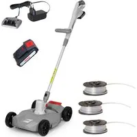 ikra GmbH Akku-Rasentrimmer IART 2030, 30 cm Arbeitsbreite Faden, (mit Akku & Ladergerät), 20 Volt-Akku - 2in1-System