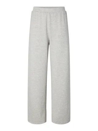 PIECES - PCPOLLY HW SWEAT PANTS MSA JRS BC Light Grey Melange - Gr. - XL