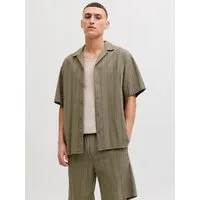 Jack & Jones Kurzarmhemd JJETYSON RESORT SHIRT SS SN mit Resort-Kragen