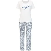 Era&Me Pyjama Era & Me Damen Pyjama Set, 2-tlg (2 tlg., Schlafanzughose + Schlafshirt) Reine Baumwolle