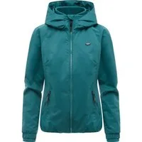 Ragwear Outdoorjacke Dizzie Tech Wasserdichte Damen Übergangsjacke mit großer Kapuze