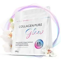COLLAGEN PURE COLLAGEN PURE Glow Kollagen Pulver, Geschmacks- und geruchsneutral – aus zertifizierter Rinder-Weidehaltung à 500 g