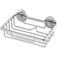 tesa Duschablage 1x tesa Baath Seifenschale, Komplett-Set 2-tlg., chrom 9,5 cm : 0 cm : 5 cm