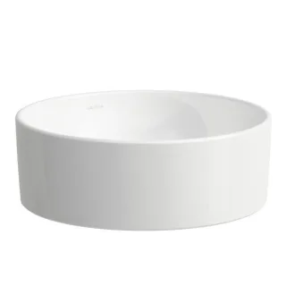 Laufen SAVOY Waschtisch-Schale H8129410001121 Ø 38cm, rund, ohne Überlauf/Hahnloch, weiß