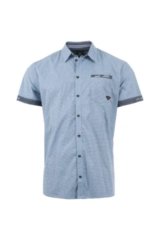 squesto - Hemd 1/2 aruba blue - Gr. - M