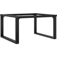 vidaXL Tischbein Couchtischbeine O-Gestell 70x60x43 cm Stahl