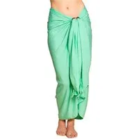 PANASIAM Sarong Pareo einfarbig in 2 Größen als Strandtuch Strandkleid Strandrock, Viskose, oder Bikini Cover-up Tuch für den Strand Schultertuch Schal Halstuch