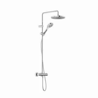 Kludi DIVE Dive X 3S Thermostat-Dual-Shower-System 6906705-00 mit Handbrause, chrom