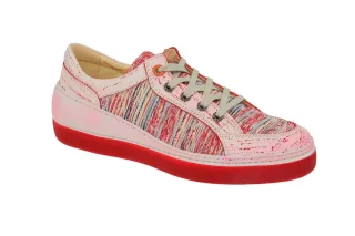 Eject 18341.001 FEELING Damenschuhe Rot - Bequeme Halbschuhe mit Gummisohle