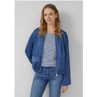 s.Oliver Funktionsjacke Indoor-Blazer Satin-Blouson im Relaxed Fit mit verstellbarem Saum
