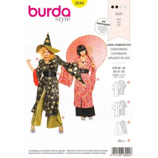 burda Schnitt 3044 "Kimono & Geisha"