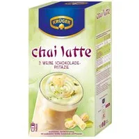 Krüger Kaffee, Krüger Chai Latte weiße Schokolade Pistazie 10x25g Packung 250g