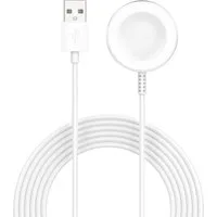 Wigento Für Huawei Watch GT 6 / GT 6 Pro Magnet Ladekabel 1m Weiß Stromadapter