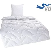 OTTO home Microfaserbettdecke + Microfaserkissen Mailo, Bettdecke 135x200 cm, 155x220 cm, Bezug: weich, 2-tlg., Set mit Kissen 80x80 cm, Sommer, Winter