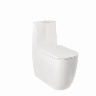 Kludi RESA S Spiralflush-UNI-Trap WC 27WCB0143 versteckte Befestigung weiß glänzend
