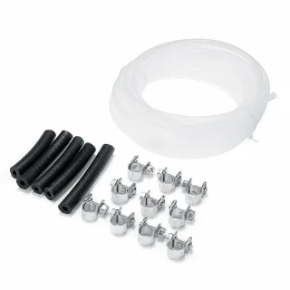 3mm 5M Fuel Pipe Line Hose Clip Kit Rubber+Metal For Eberspacher Heater Fuel Tank