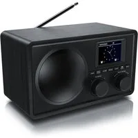 BEARWARE Radio mit TFT Display, Küchenradio digital, UKW FM, Wecker, Bluetooth Digitalradio (DAB) (Digitalradio (DAB), UKW (FM), Automatischer & manueller Suchlauf, Equalizer, DAB, USB, AUX, 2 Alarme)