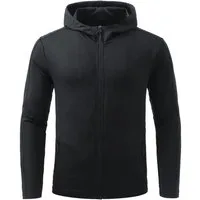 YOUTHUP Outdoorjacke Herren Einfarbige Outdoorjacke mit Kapuze Freizeitjacke Sport